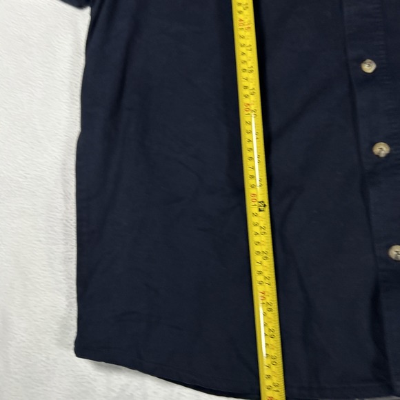 Woolrich Shirt Jacket Mens 2XL Navy Flannel Lined Plaid Green Label Shacket - Picture 6 of 6